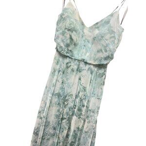 BHLDN Mint Green Floral Wedding Dress